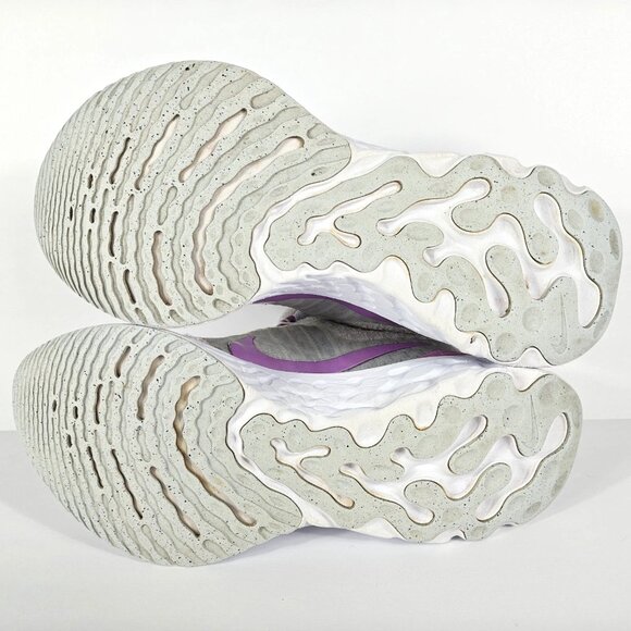 Nike React Infinity Run Flyknit 3 Womens 6.5 White Pink Running Shoes DZ3016-100 - Picture 14 of 16